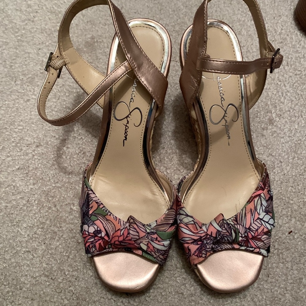 Jessica Simpson platform sandals